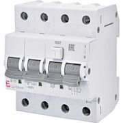 Дифференциальный автоматический выключатель KZS-4M 3P A B13/0,1