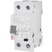Дифференциальный автоматический выключатель KZS-R 1P+N A B10/0,01 10kA