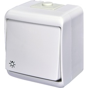 Выключатель с подсветкой VHE-5L 10A 250V IP54 Hermetics