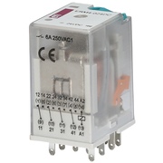 Промежуточное реле ERM4-012DCL с индикацией красный LED