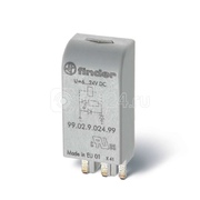 Модуль индикации зеленый LED 6-24В AC/DC Finder 9902002498
