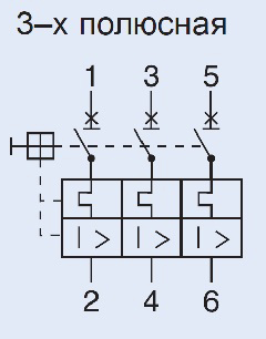 Схема подключения abb ms116